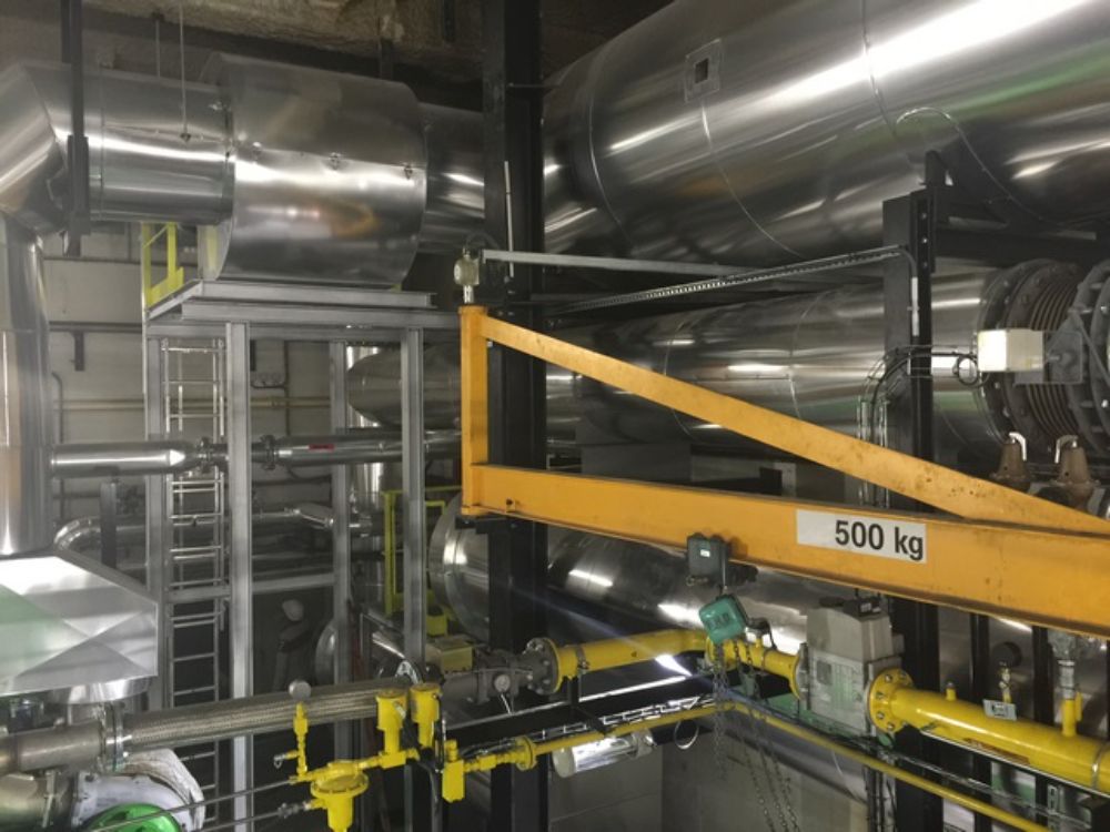 DETECTION GAZ METHANE (CH4) DANS UNE COGENERATION on y retrouve une installation comprenant une centrale CE 408 et des sondes SE 183KM (détection méthane ATEX) avec sirène grande puissance ANTIDEFLAGRANTE et un flash au xénon ANTIDEFLAGRANT