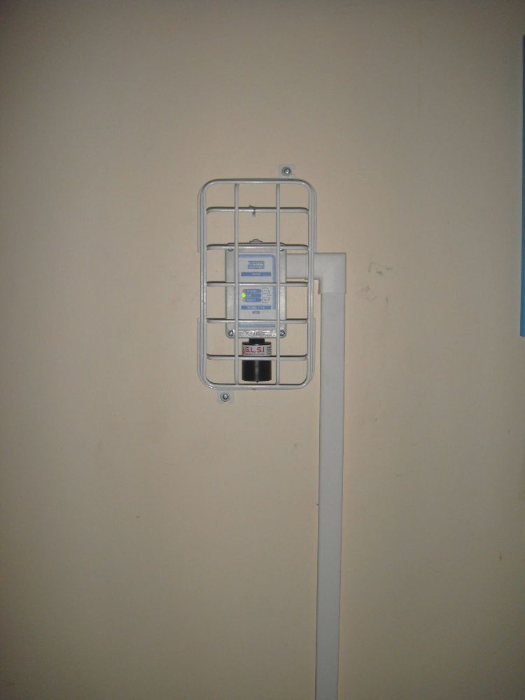 DETECTION MONOXYDE DE CARBONE DANS UN ERP INSTALLATION REALISEE PAR GLSI AVEC DU MATERIEL DE MARQUE TECNOCONTROL CENTRALE CE408P / SONDES ELECTROCHIMIQUES TS 220 EC-S PROTEGEES PAR GRILLES / SIRENE FLASH SE 301 A EGALEMENT PROTEGEE