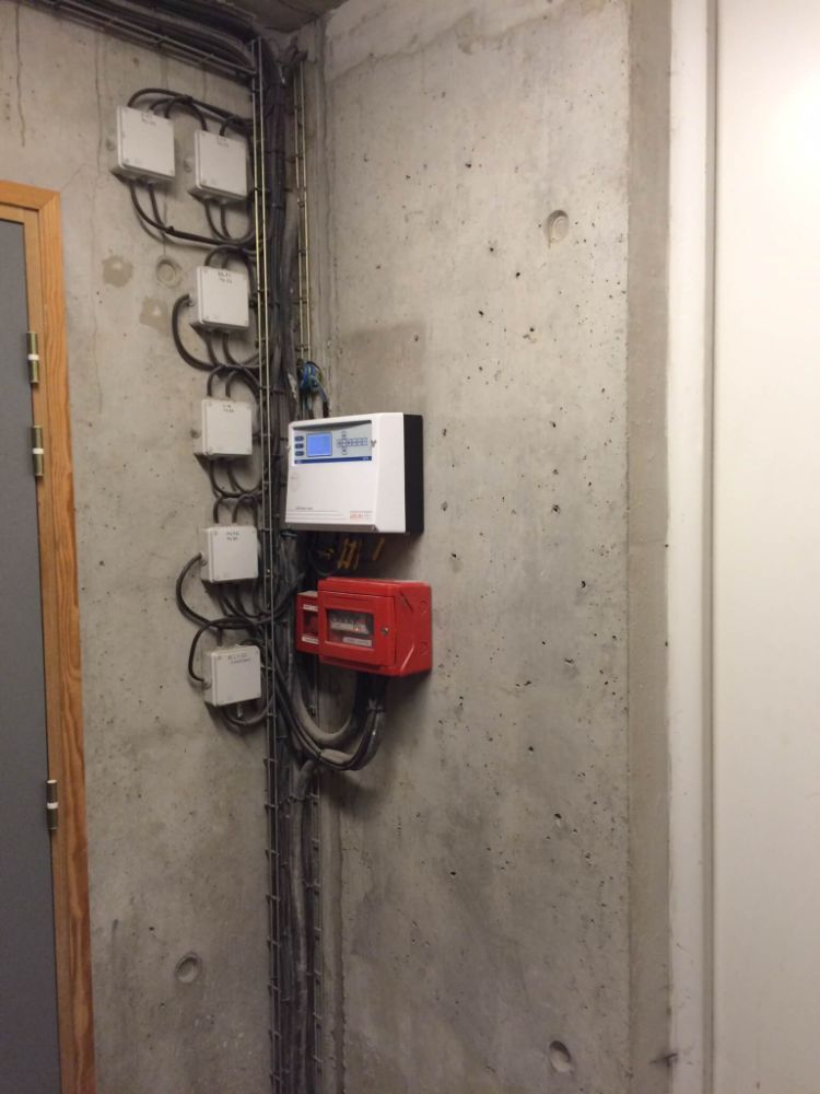DETECTION GAZ CHAUFFERIE BATIMENT ADMINISTRATIF REGION LILLE INSTALLATION REALISEE PAR GLSI AVEC DU MATERIEL DE MARQUE TECNOCONTROL CENTRALE CITY CE408 / CAPTEUR ATEX SE 183 KM