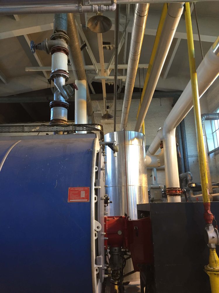 DETECTION GAZ ATEX DANS LA CHAUFFERIE SECTEUR MAUBEUGE INSTALLATION REALISEE PAR GLSI AVEC DU MATERIEL DE MARQUE TECNOCONTROL : CENTRALE CITY CE 408P POSEE EN EXTERIEUR DANS UN COFFRET ETANCHE EQUIPE D'UNE SONDE THERMOSTATIQUE / CAPTEUR SE 183KM AVEC CONES CONCENTRATEURS TR 532 PERMETTANT UNE MEILLEURE RECUPERATION DES FUITES