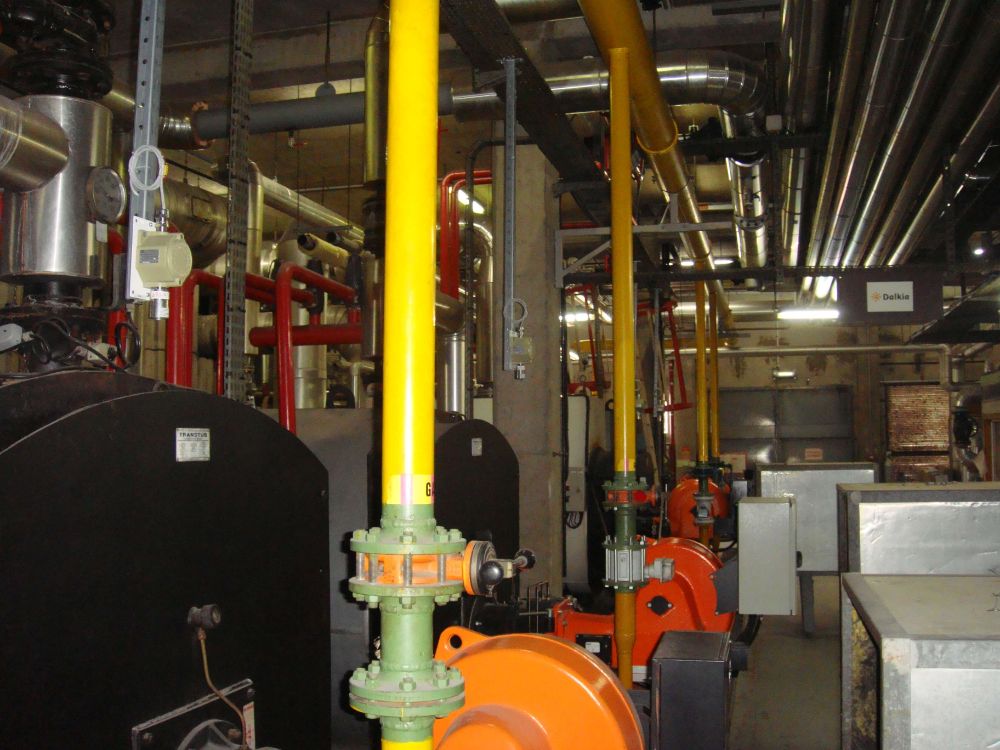 DETECTION GAZ ATEX DANS UNE CHAUFFERIE SECTEUR TOURCOING INSTALLATION GLSI MATERIEL DE MARQUE TECNOCONTROL CENTRALE CITY CE408P / CAPTEUR ATEX SE 193KM / SIRENE FLASH SE 301A / COFFRET ET PROTECTION EXTERIEURS POUR ELECTROVANNE