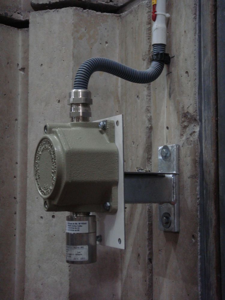 DETECTION GAZ ATEX DANS UNE CHAUFFERIE SECTEUR TOURCOING INSTALLATION GLSI MATERIEL DE MARQUE TECNOCONTROL CENTRALE CITY CE408P / CAPTEUR ATEX SE 193KM / SIRENE FLASH SE 301A / COFFRET ET PROTECTION EXTERIEURS POUR ELECTROVANNE