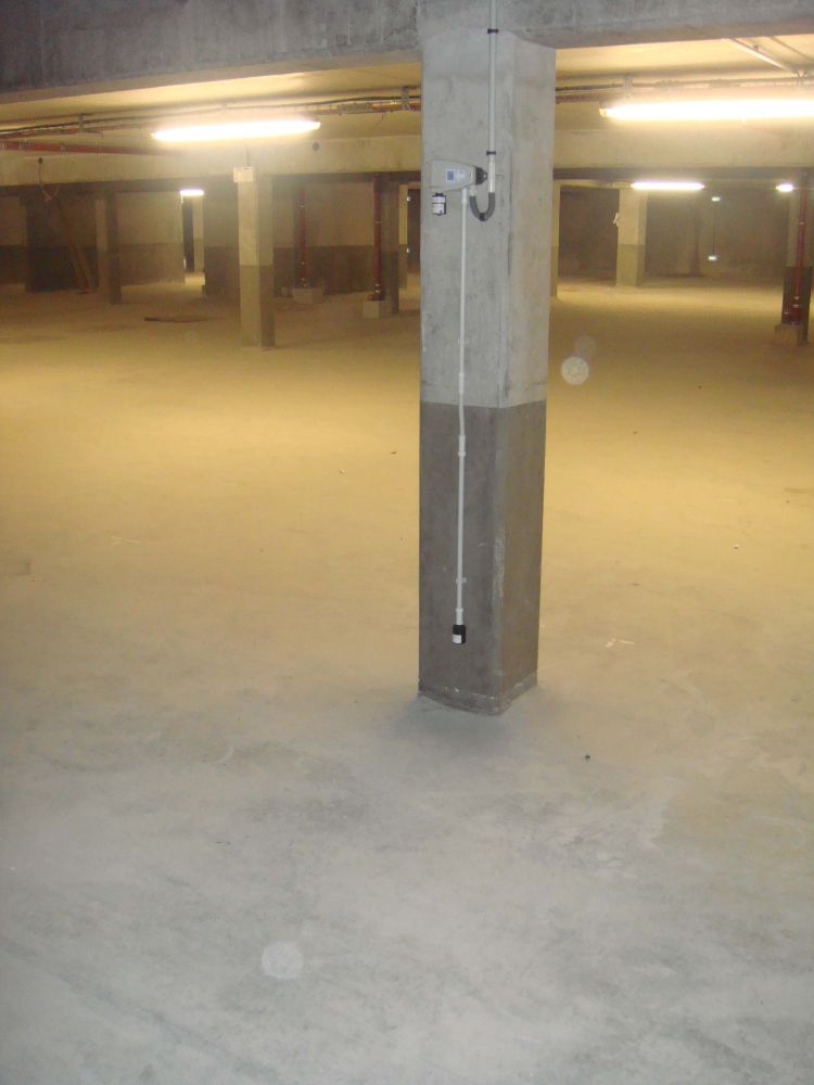 DETECTION GAZ CO ET NO2 DANS LE PARKING D'UN HOTEL REGION LILLE INSTALLATION REALISEE PAR GLSI MATERIEL DE MARQUE TECNOCONTROL CENTRALE CE700P / SONDES MULTIPLES POUR PARKING TS 255 CN2 MONOXYDE DE CARBONE (CO) ET DIOXYDE D'AZOTE (NO2)