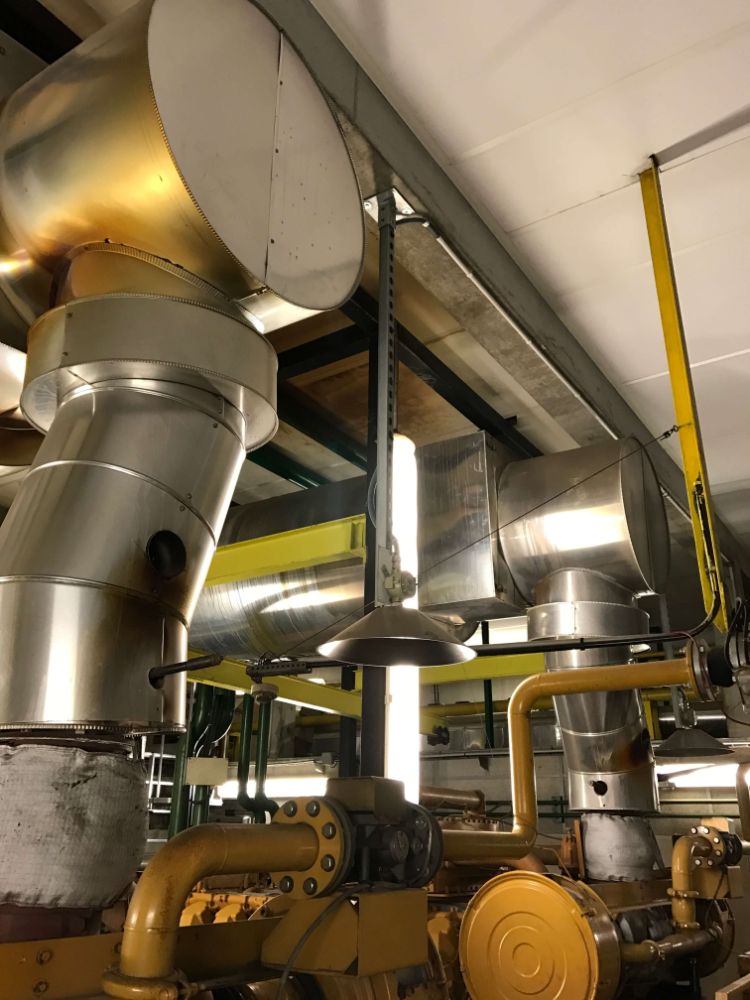 DETECTION GAZ ATEX DANS LA COGENERATION D'UNE POLYCLINIQUE INSTALLATION REALISEE PAR GLSI AVEC DU MATERIEL DE MARQUE TECNOCONTROL CENTRALE CITY CE408P / SONDES SE 183 KM