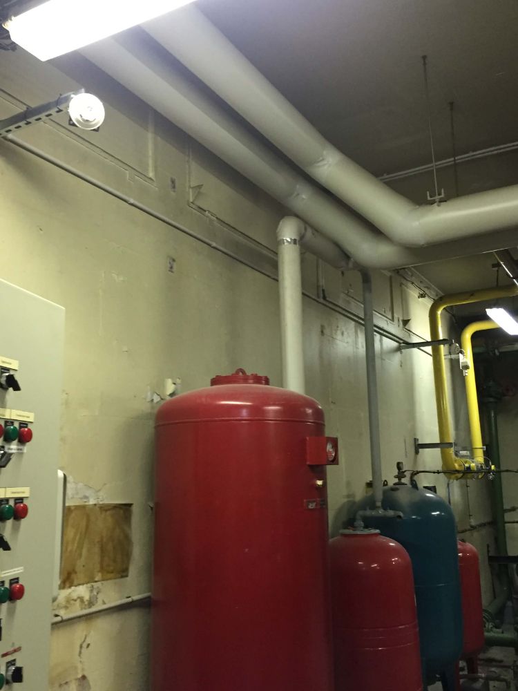 DETECTION GAZ ET INCENDIE DANS UNE CHAUFFERIE SECTEUR RONCHIN INSTALLATION REALISEE PAR GLSI AVEC DU MATERIEL DE MARQUE TECNOCONTROL POUR LA DETECTION GAZ : CENTRALE CITY CE408P / SONDES ATEX TS193KM (méthane CH4) / 1 COFFRET COUPURE FORCE ET DU MATERIEL DE MARQUE FINSECUR POUR LA DETECTION INCENDIE : CENTRALE KARA 8UP CONVENTIONNELLE / DETECTEURS OPTIQUES DE FUMEE CAP112 / DETECTEURS FLAMME FUV112 / NOUVEAU DISPOSITIF D'ALARME FEU AVEC FLASH ASL0005-001