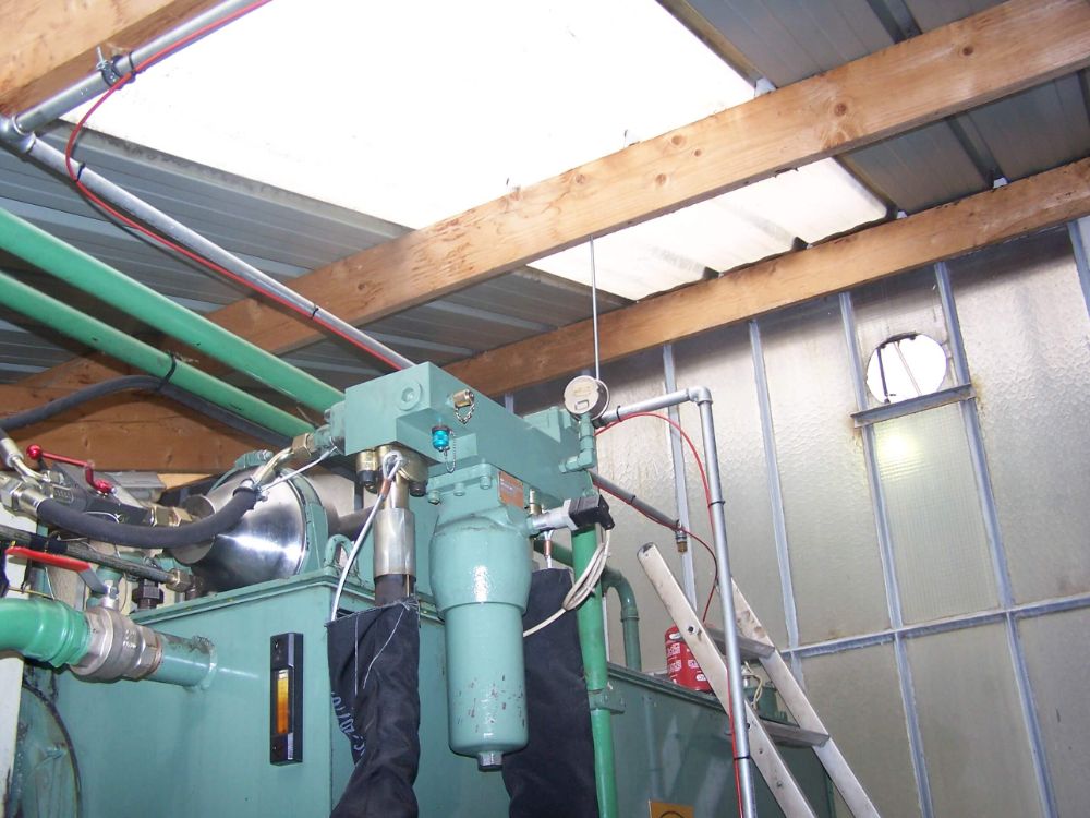 EXTINCTION AUTOMATIQUE TRACEFLAM POUR LA PROTECTION D'UN GROUPE HUILE EN INDUSTRIE REGION MAUBEUGE INSTALLATION REALISEE PAR GLSI