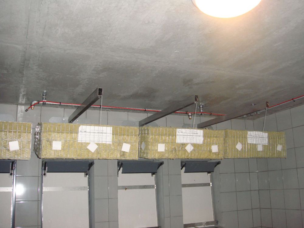 EXTINCTION AUTOMATIQUE TRACEFLAM DANS LE LOCAL POUBELLES D'UN IMMEUBLE COLLECTIF INSTALLATION REALISEE PAR GLSI